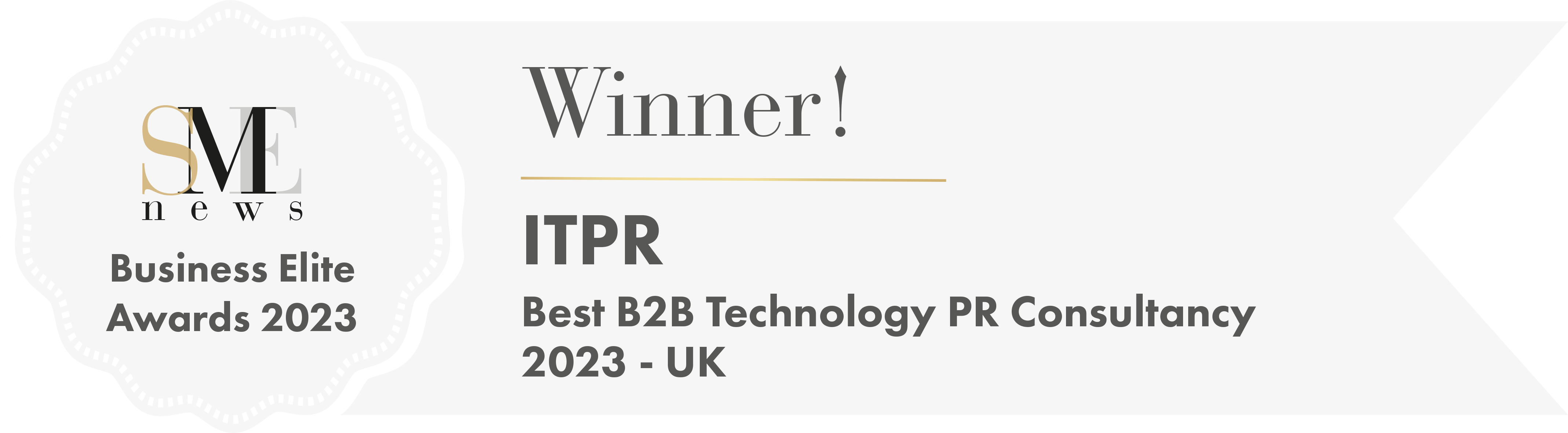 ITPR Wins Best B2B Technology PR Consultancy 2023